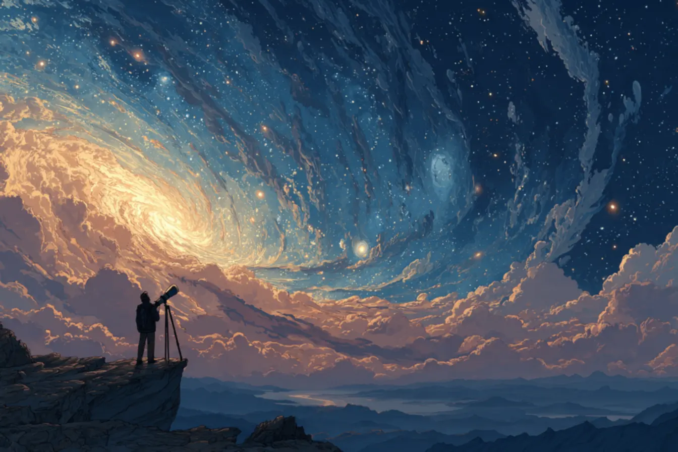 Artistic representation of black hole jets
