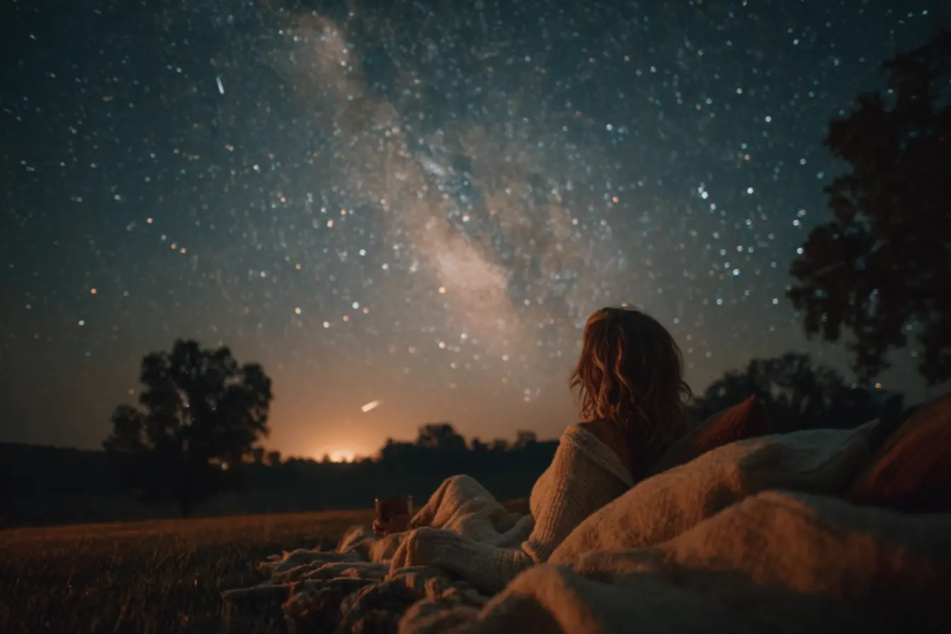 Fireball meteor shower