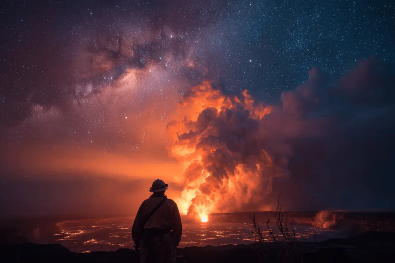 Kilauea volcano under constant watch for activity.