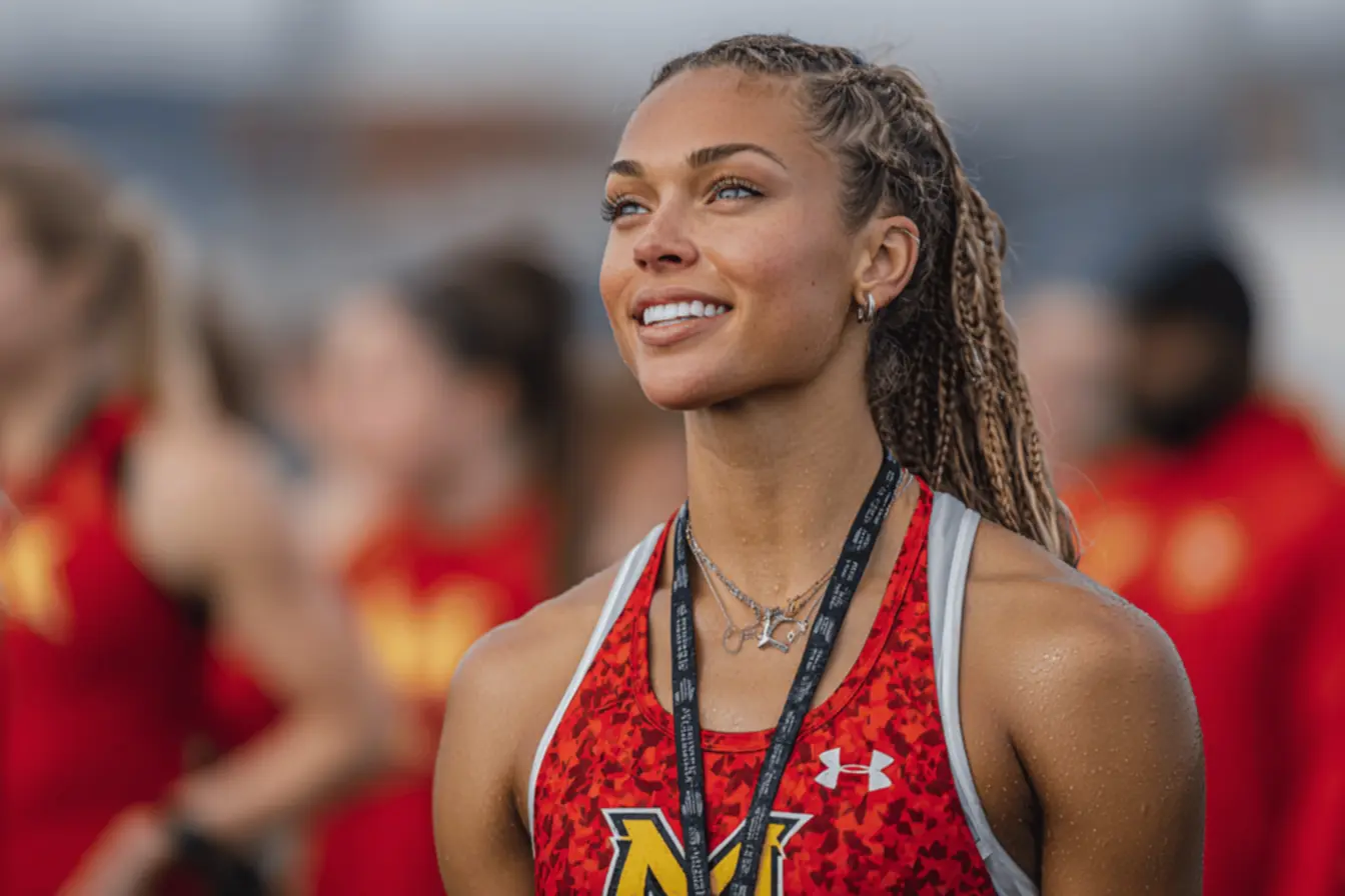Athletes using technology for training, emphasizing the advanced methods of a varsity university of maryland
