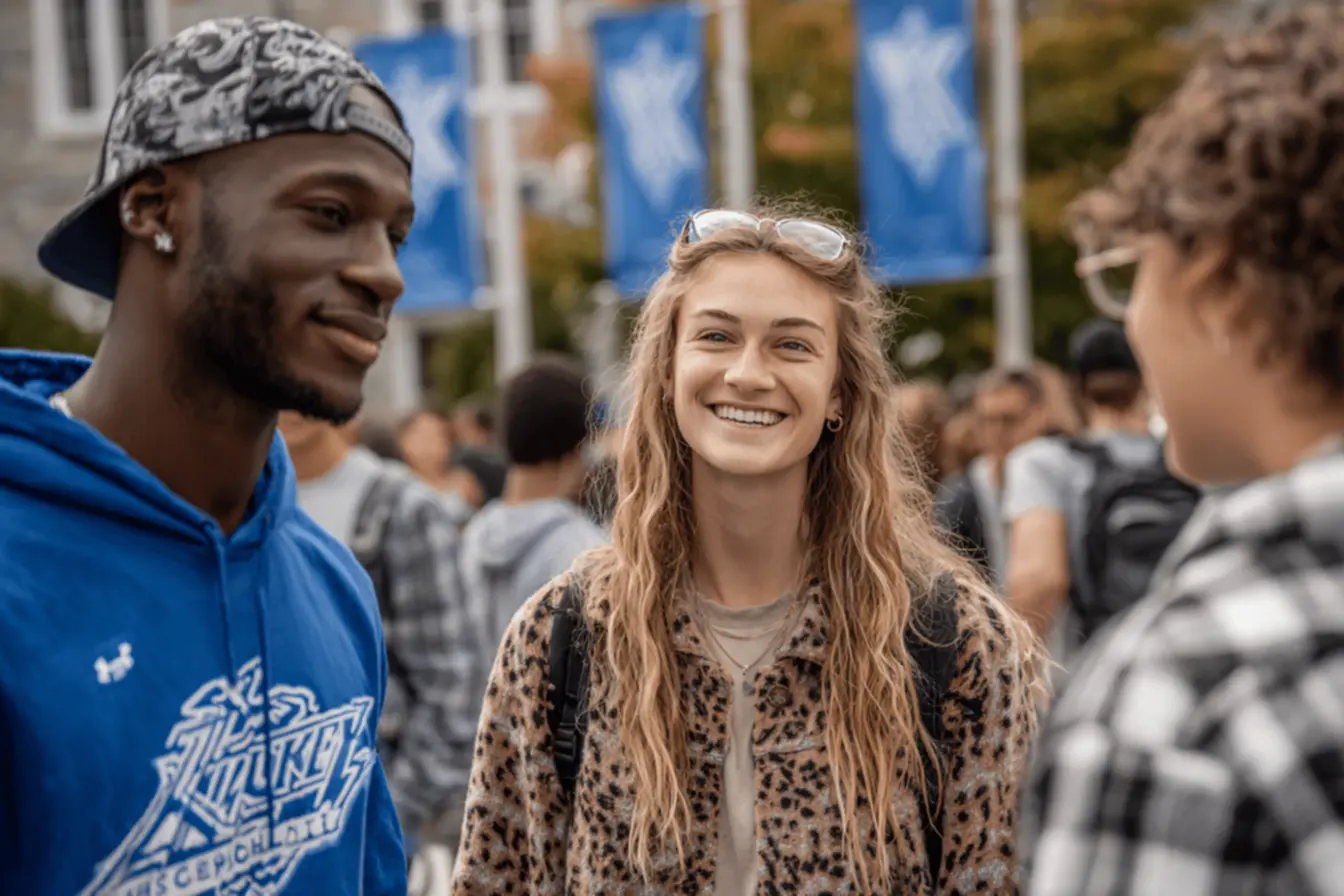 Various items of University of Kentucky apparel on display.